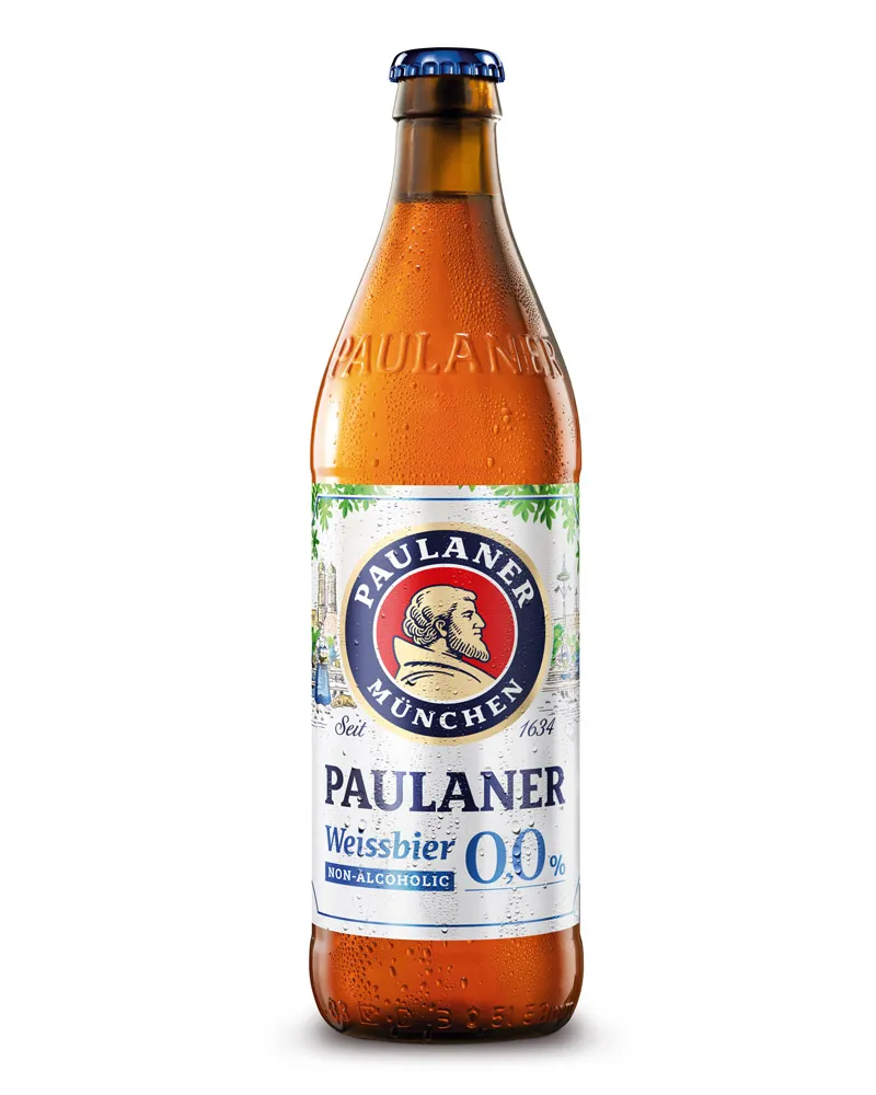 Купить Пиво Paulaner Weissbier 0% Glass (0,5 л) оптом в Алматы
