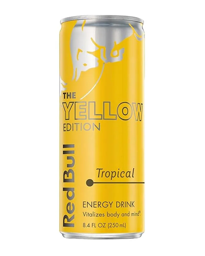 Купить Напитки Red Bull The Yellow Edition Tropical, can (0,25 л) оптом в Алматы