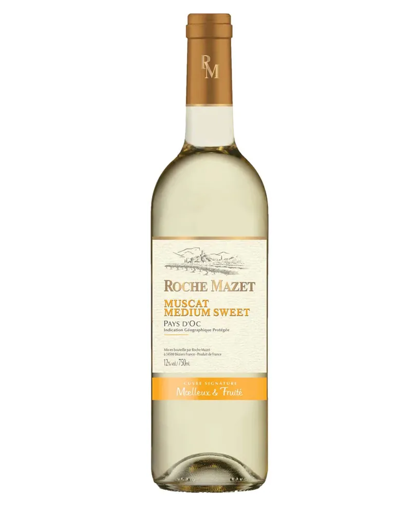 Купить Вино Roche Mazet Muscat Blanc Medium Sweet 11,5% (0,75 л) оптом в Алматы