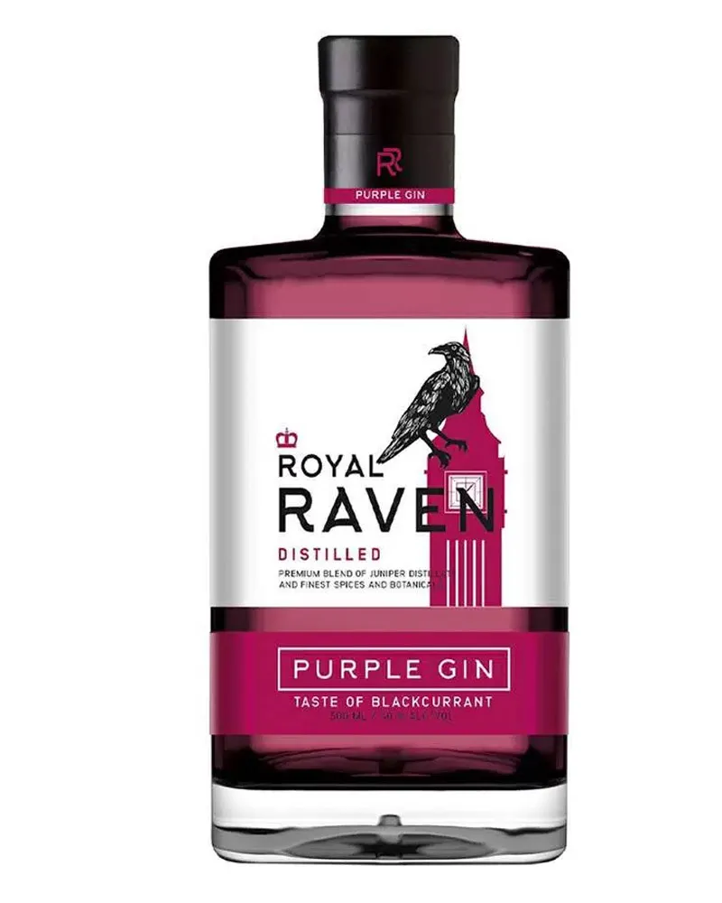 Купить Джин Royal Raven Purple Gin 40% (0,5 л) оптом в Алматы