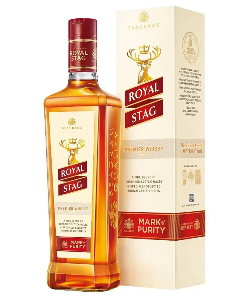 Купить Виски Royal Stag Deluxe 40% in Box (1 л) оптом в Алматы
