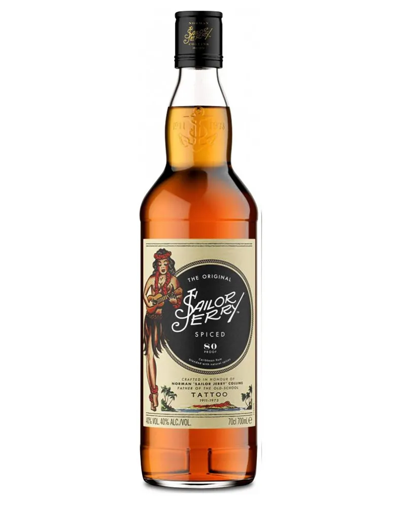 Купить Ром Sailor Jerry Spiced Gold, Caribbean Rum 38% (0,7 л) оптом в Алматы