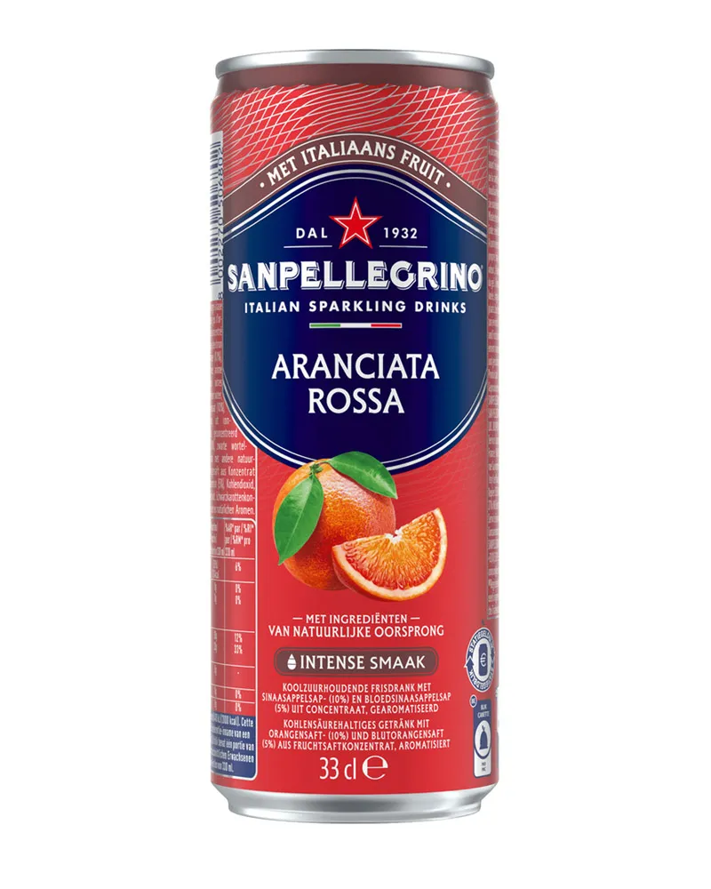 Купить Напитки San Pellegrino Aranciata Rossa, can (0,33 л) оптом в Алматы
