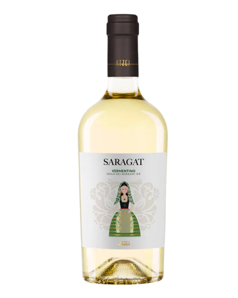 Купить Вино Saragat Vermentino, Atzei, Isola dei Nuraghi IGT 13% (0,75 л) оптом в Алматы