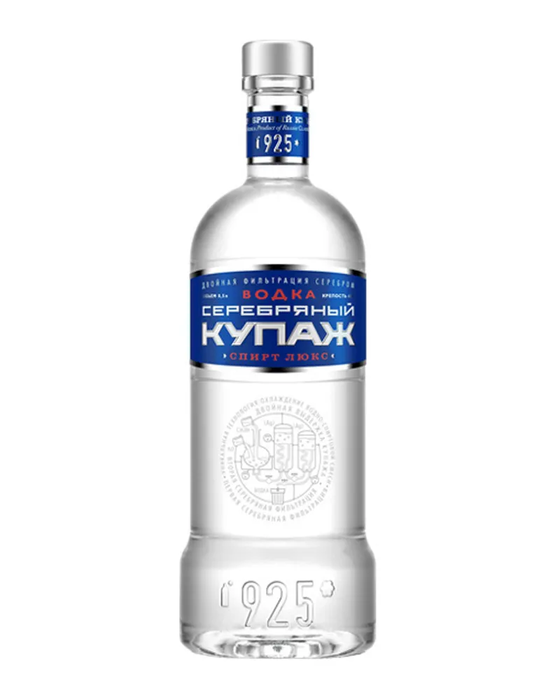 Купить Водка Серебряный Купаж мягкая 40% (0,5 л) оптом в Алматы