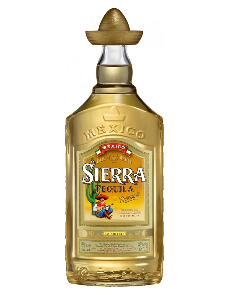 Купить Текила Sierra Reposado Gold 38% (0,7 л) оптом в Алматы