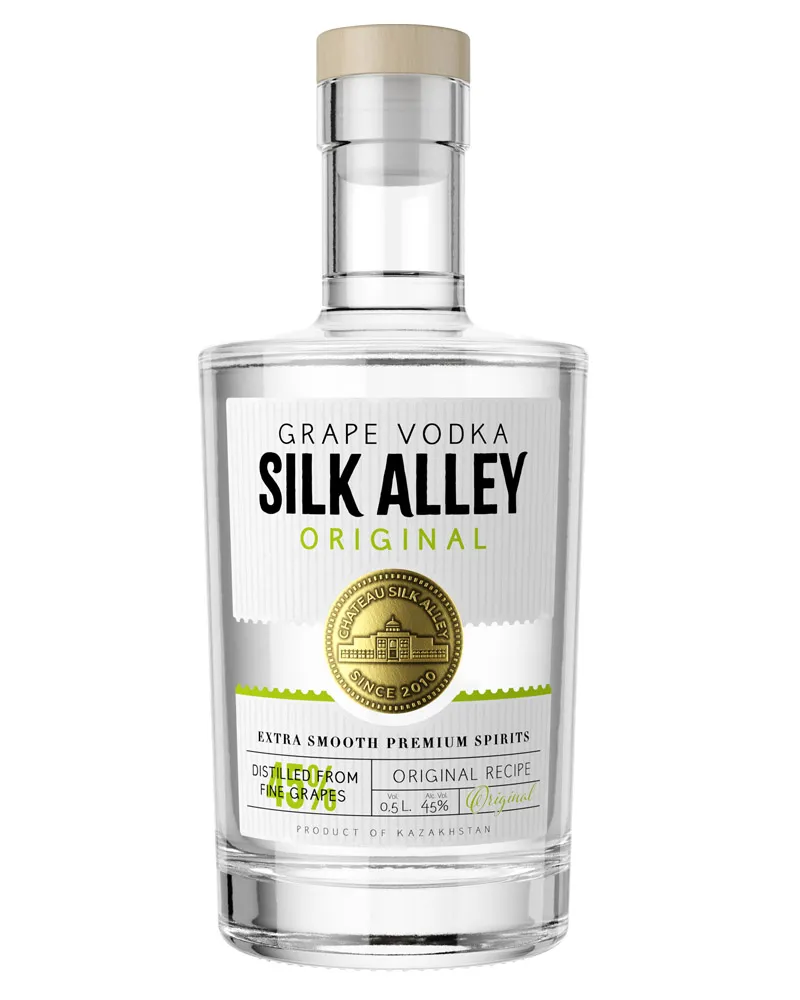 Купить Водка Silk Alley Grape Vodka 45% (0,5 л) оптом в Алматы