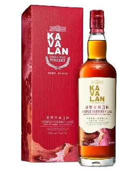 фото Виски Kavalan Triple Sherry Cask 40% in Box