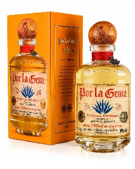 фото Текила Por la Gente Reposado 40% in Box