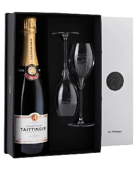 фото Шампанское Taittinger Brut Reserve 12,5% + 2 Glass