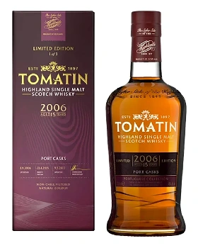 фото Виски Tomatin 15 YO Port Casks 46% in Box