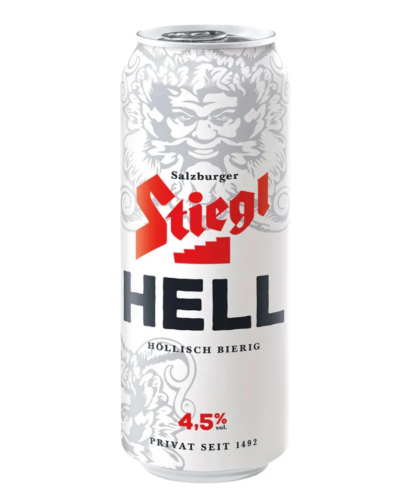 Купить Пиво Stiegl Hell 4,5% Can (0,5 л) оптом в Алматы
