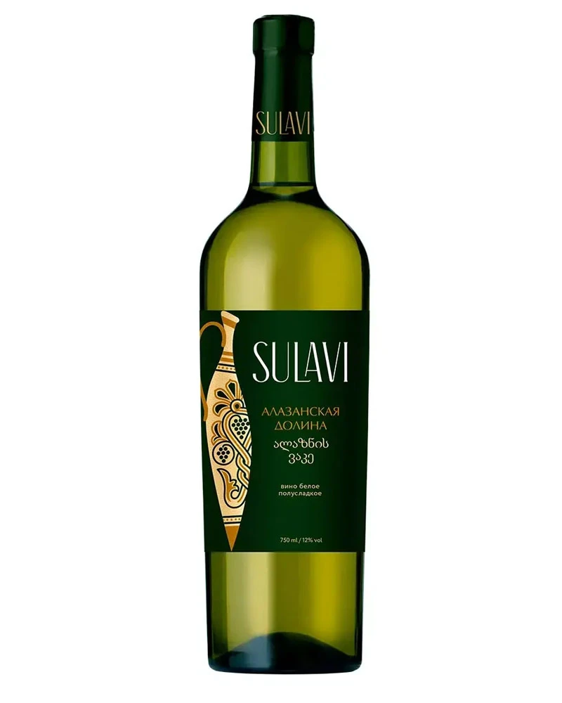 Купить Вино Sulavi Алазанская долина White (0,75 л) оптом в Алматы