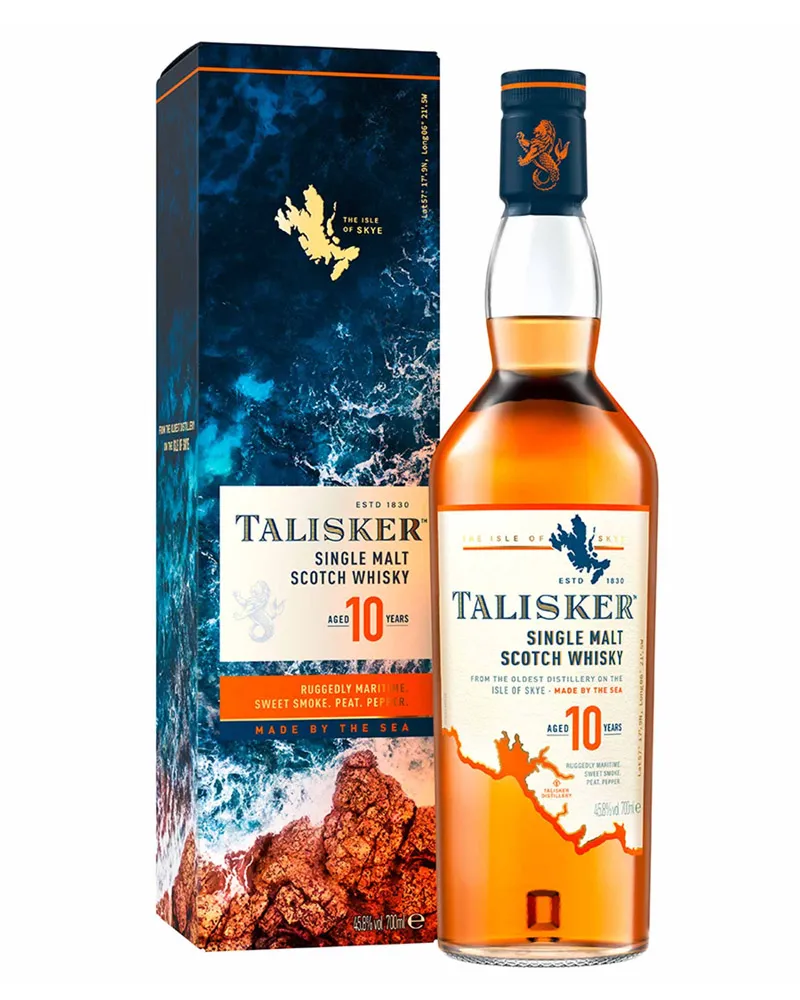 Купить Виски Talisker Malt 10 YO 45,8% in Box (0,7 л) оптом в Алматы
