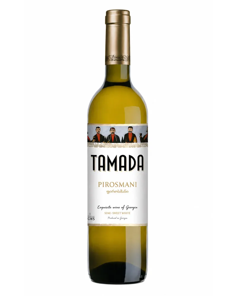 Купить Вино Tamada Pirosmani White Semi-Sweet 11,5% (0,75 л) оптом в Алматы