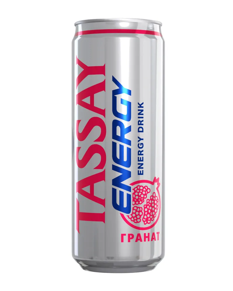 Купить Напитки Tassay Energy Гранат (0,45 л) оптом в Алматы