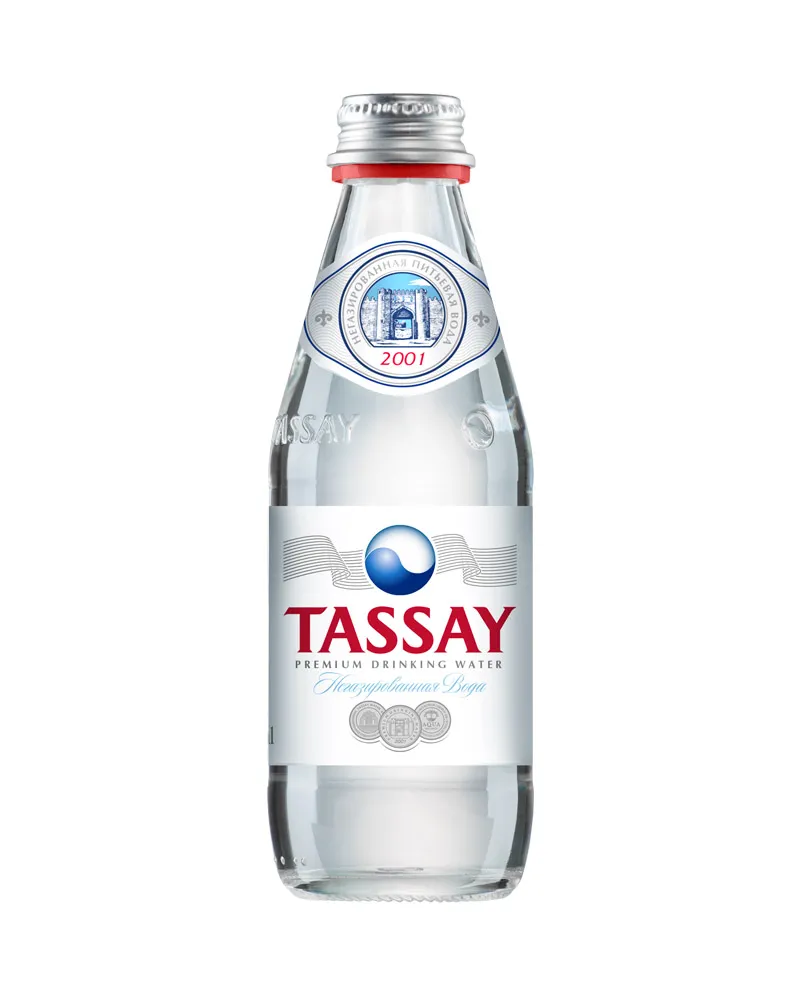 Купить Вода Tassay негазированный, glass (0,25 л) оптом в Алматы