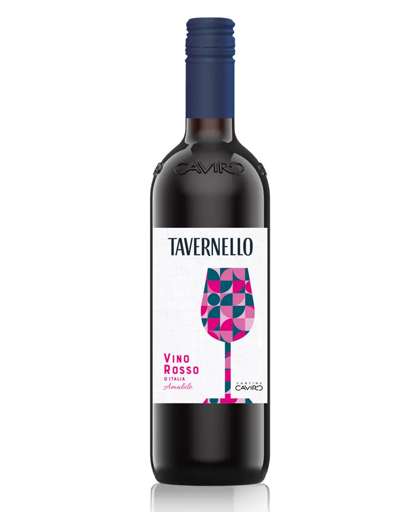 Купить Вино Tavernello Avernello vino Rosso Amabile IGT 10,5% (0,75 л) оптом в Алматы