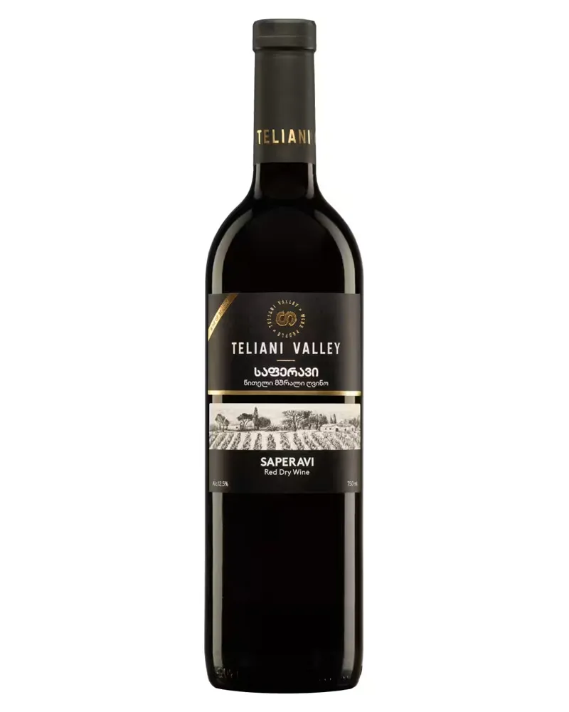 Купить Вино Teliani Valley, Саперави 12,5% (0,75 л) оптом в Алматы