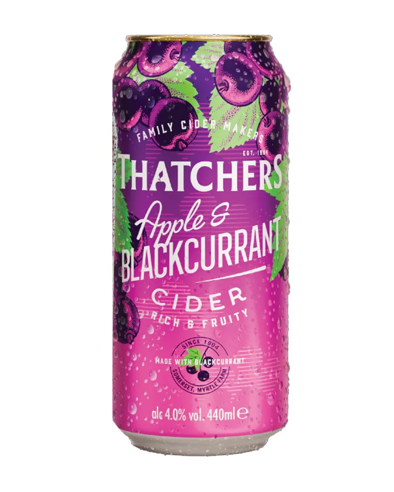 Купить Сидр Thatchers Apple & Blackcurrant  Medium Sweet 4% Can (0,44 л) оптом в Алматы