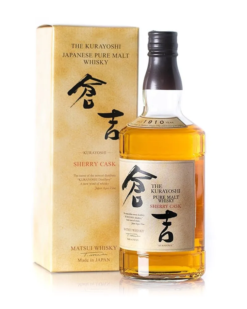 Купить Виски Kurayoshi Sherry Cask Pure Malt 43% in Box (0,7 л) оптом в Алматы