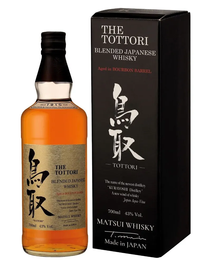 Купить Виски Tottori Bourbon Barrel 43% in Box (0,7 л) оптом в Алматы
