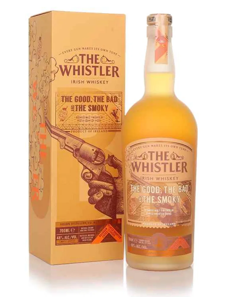 Купить Виски The Whistler The Good. The Bad And The Smoky 48% in Box (0,7 л) оптом в Алматы