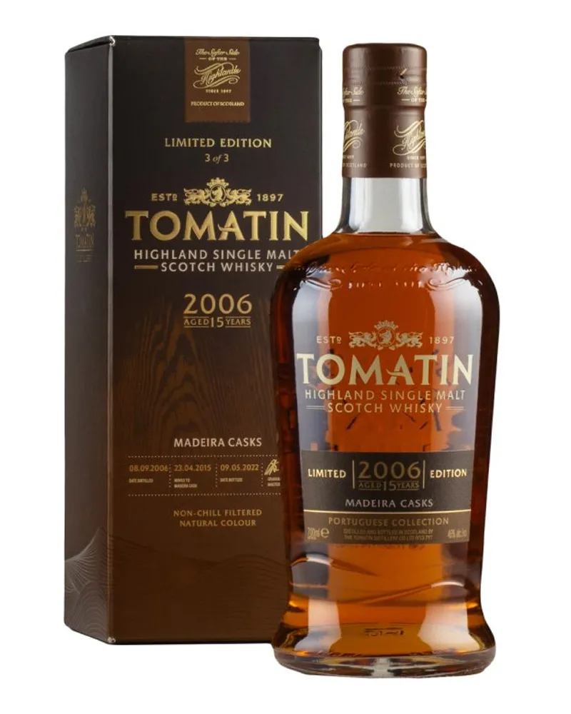 Купить Виски Tomatin 15 YO Madeira Casks 46% in Box (0,7 л) оптом в Алматы