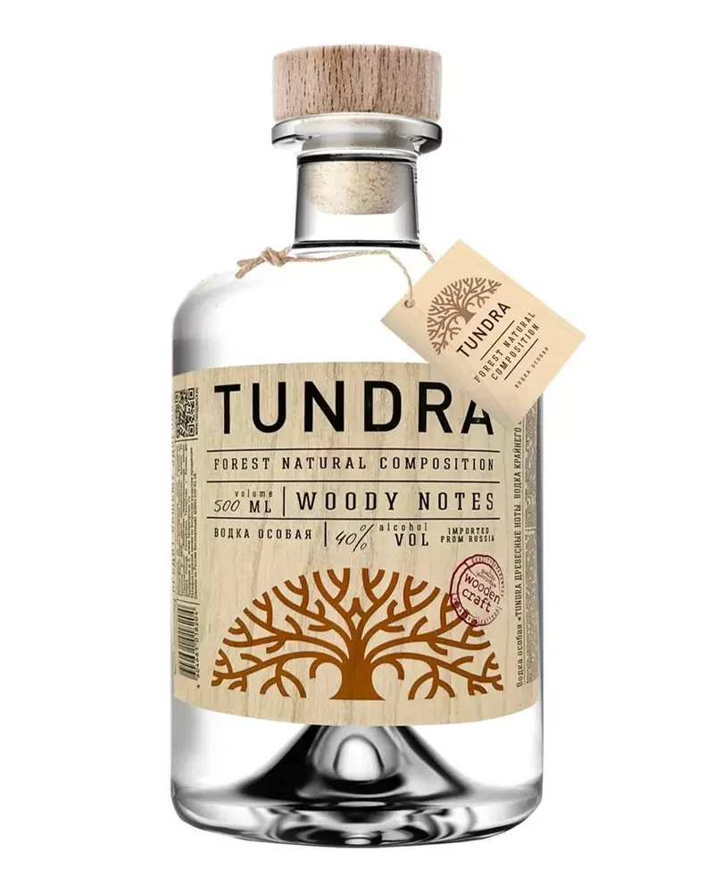 Купить Водка Tundra Woody Notes 40% (0,5 л) оптом в Алматы