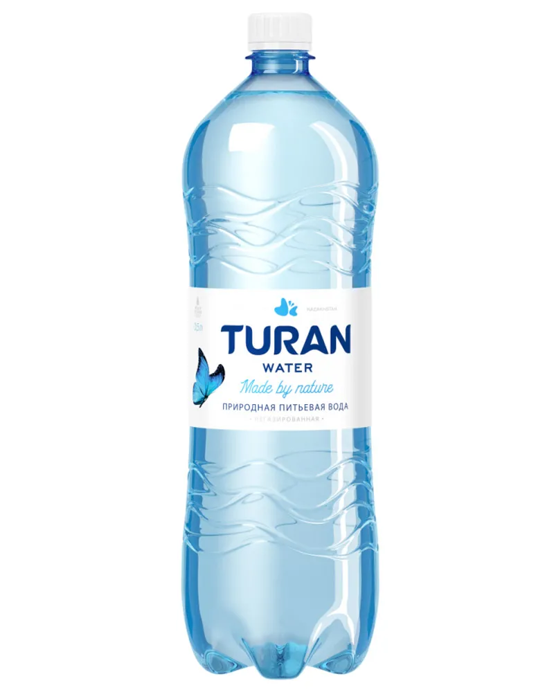 Купить Вода Turan, негазированный, pet (1 л) оптом в Алматы