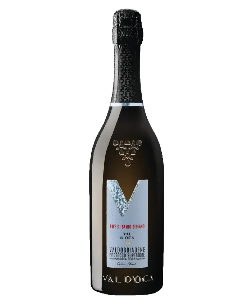Купить Игристое вино Val D`Oca Rive di Santo Stefano Valdobbiadene Prosecco Superiore Extra Brut DOCG 11,5% (0,75 л) оптом в Алматы