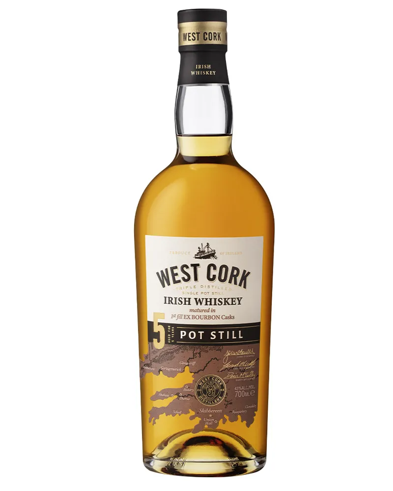 Купить Виски West Cork 5 YO Pot Still 43% (0,7 л) оптом в Алматы