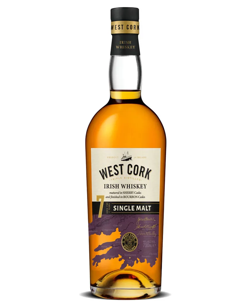 Купить Виски West Cork 7 YO Single Malt 46% (0,7 л) оптом в Алматы