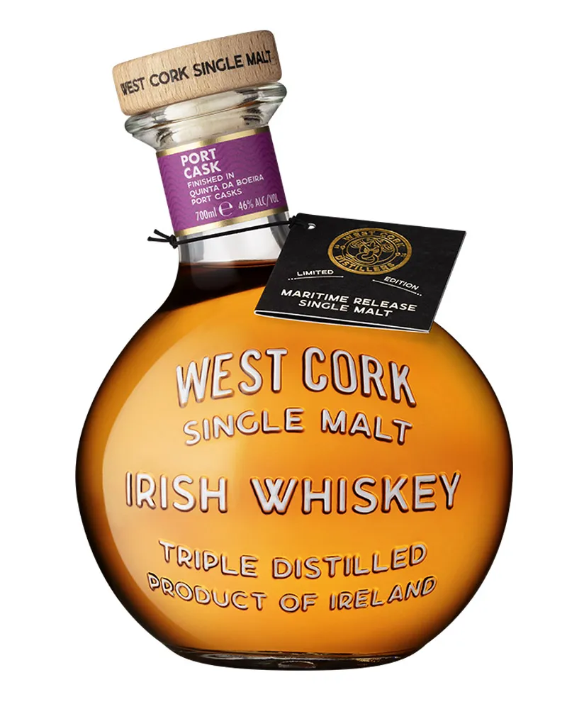 Купить Виски West Cork Single Malt Port Cask Maritime 46% (0,7 л) оптом в Алматы