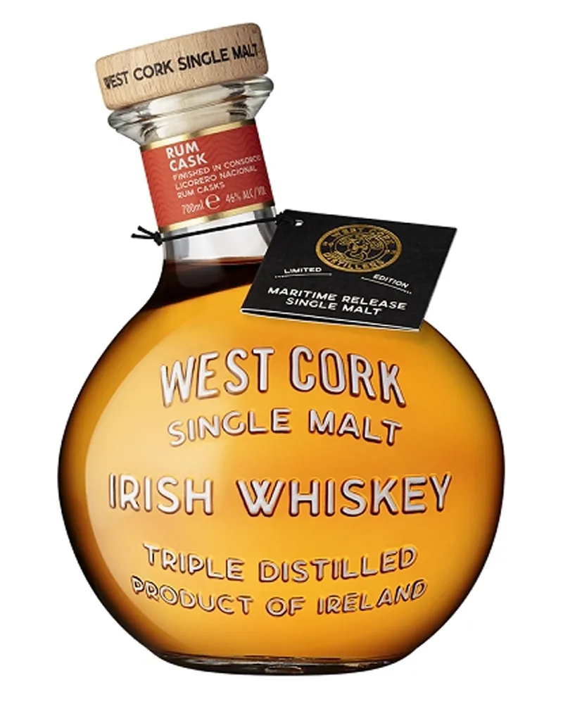 Купить Виски West Cork Single Malt Rum Cask Maritime 46% (0,7 л) оптом в Алматы