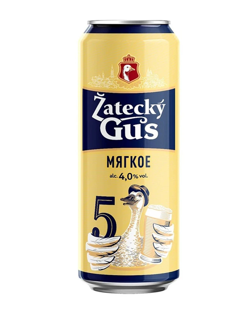 Купить Пиво Zatecky Gus 5 Мягкое 4%, Can (0,43 л) оптом в Алматы