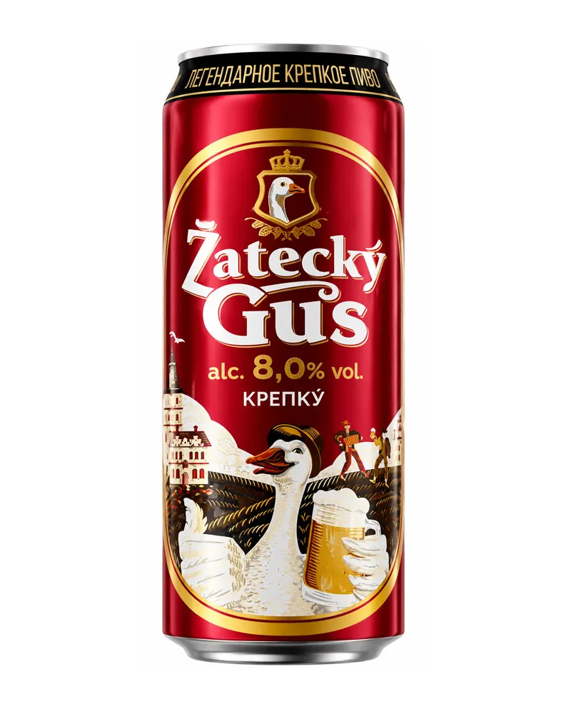 Купить Пиво Zatecky Gus 9 Крепкое 8%, Can (0,43 л) оптом в Алматы
