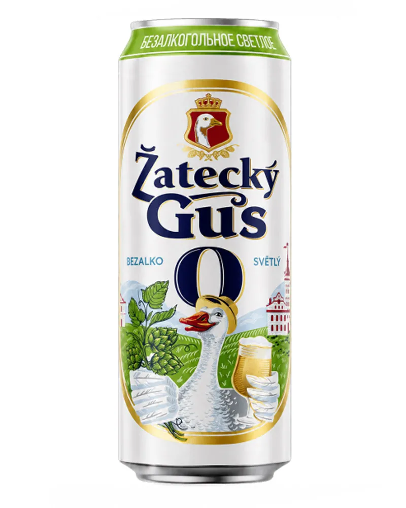 Купить Пиво Zatecky Gus Svetle 0%, Can (0,43 л) оптом в Алматы