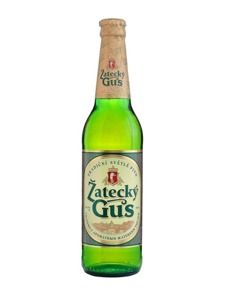 Купить Пиво Zatecky Gus Svetle 4,6%, Glass (0,5 л) оптом в Алматы