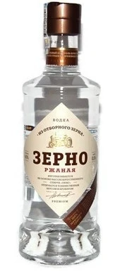 Купить Водка Зерно Ржаная 40% (0,5 л) оптом в Алматы